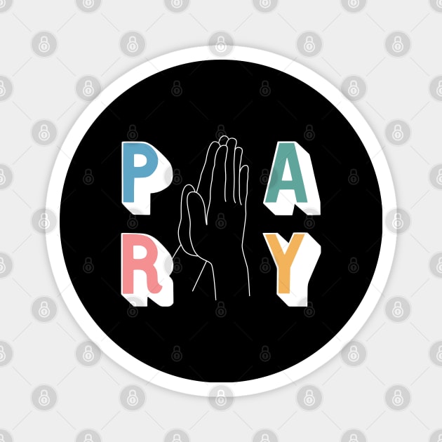 Praying Hands Magnet by TheMoodyDecor